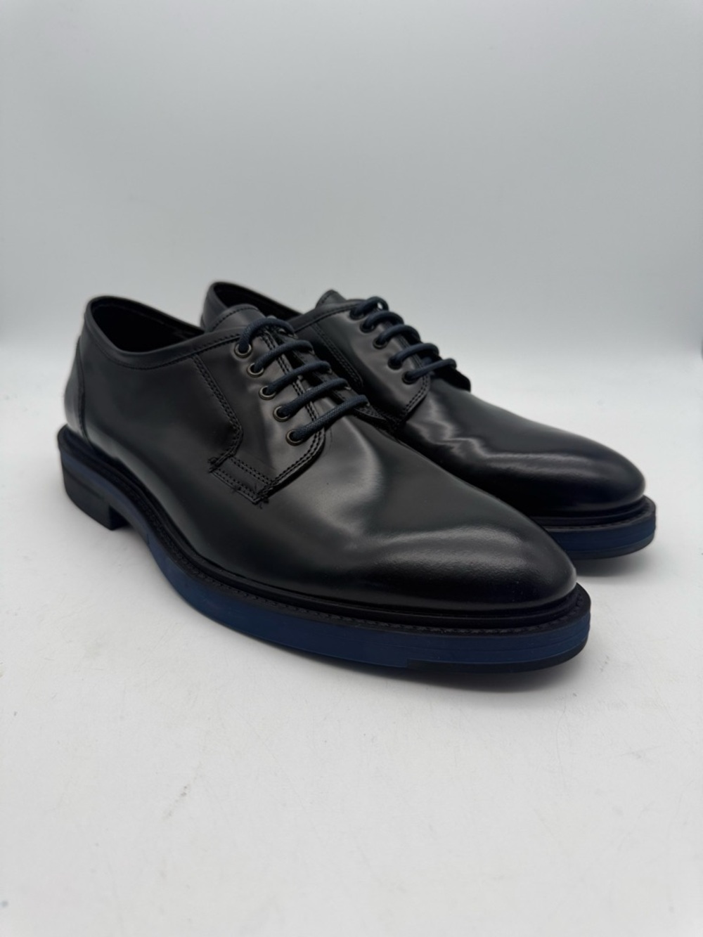 BRAND NEW Kenneth Cole New York Hi Five Black Leather Lace Up Oxfords